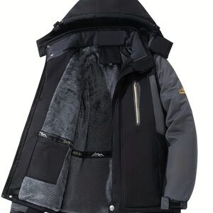 Men's Performance Jacket in Black and Gray
